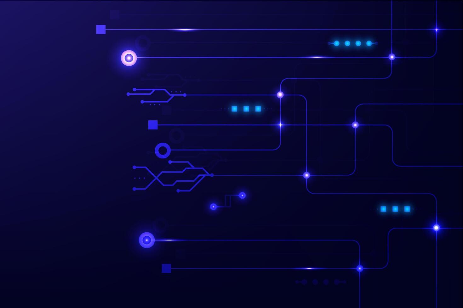 Abstract background geometric connected lines and dot featuring glowing and data flow elements, Ideal for tech, innovation and digital network concepts vector