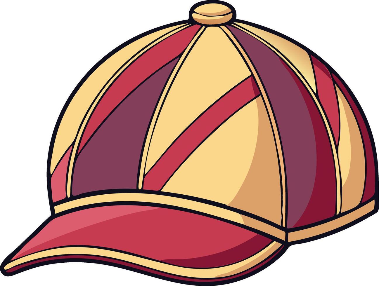 Ascot Cap Classic Wool Hat Available on EPS File vector