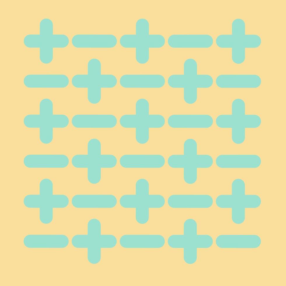 Minimal Plus Grid Pattern vector