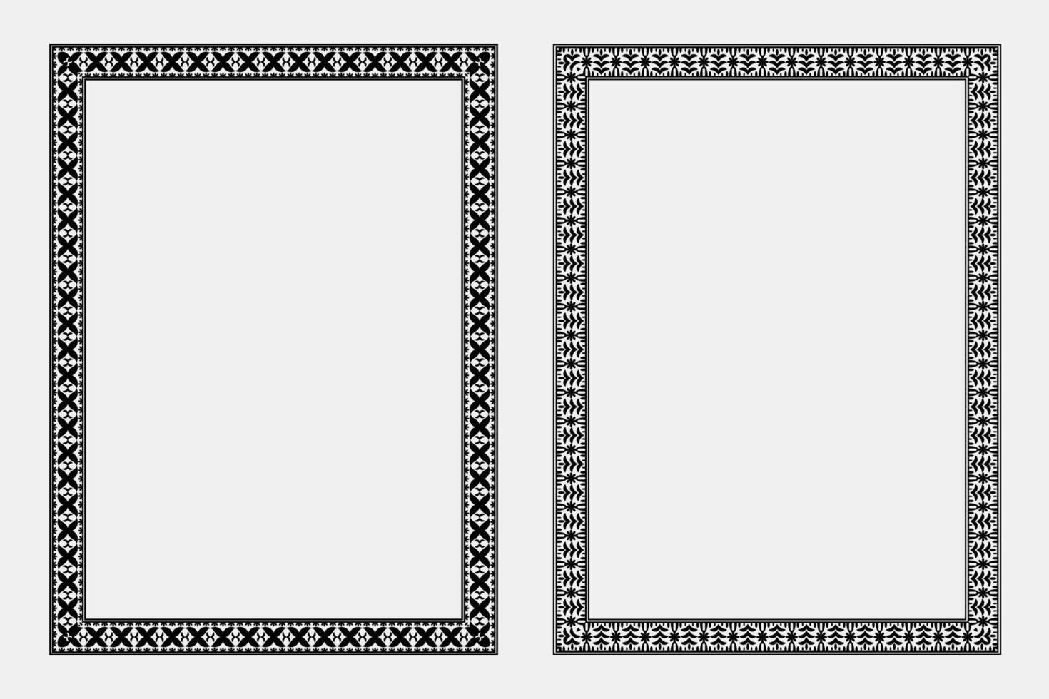 Nature-inspired autumn frame design with botanical leaves, floral border, and text box set for cover and banner vector