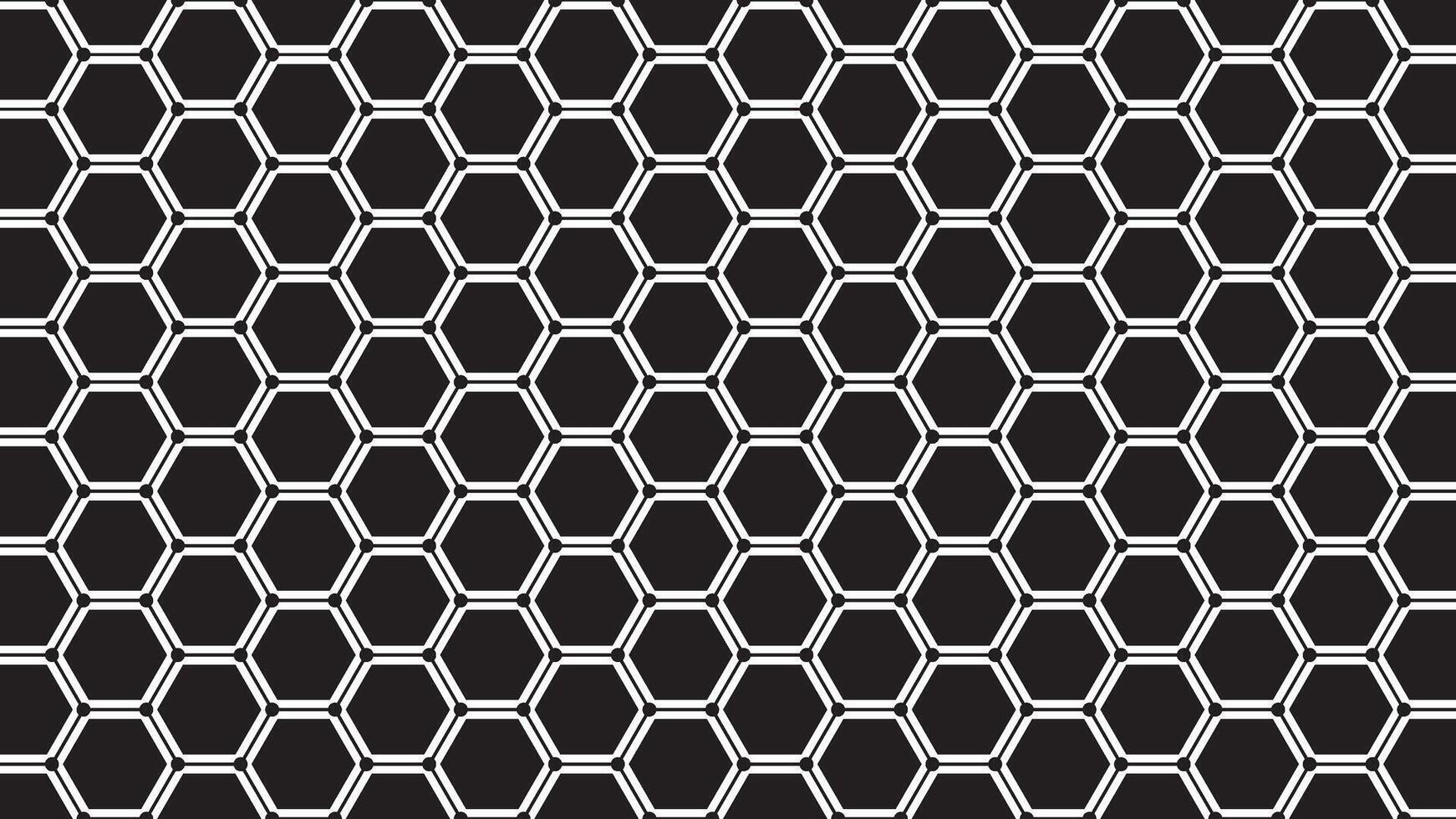 Seamless hexagon pattern. Honeycomb texture vector