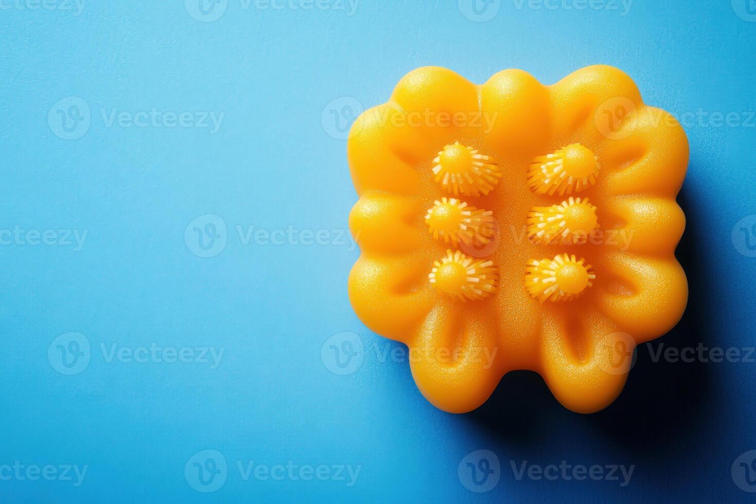 A close up of a fruit shaped object photo