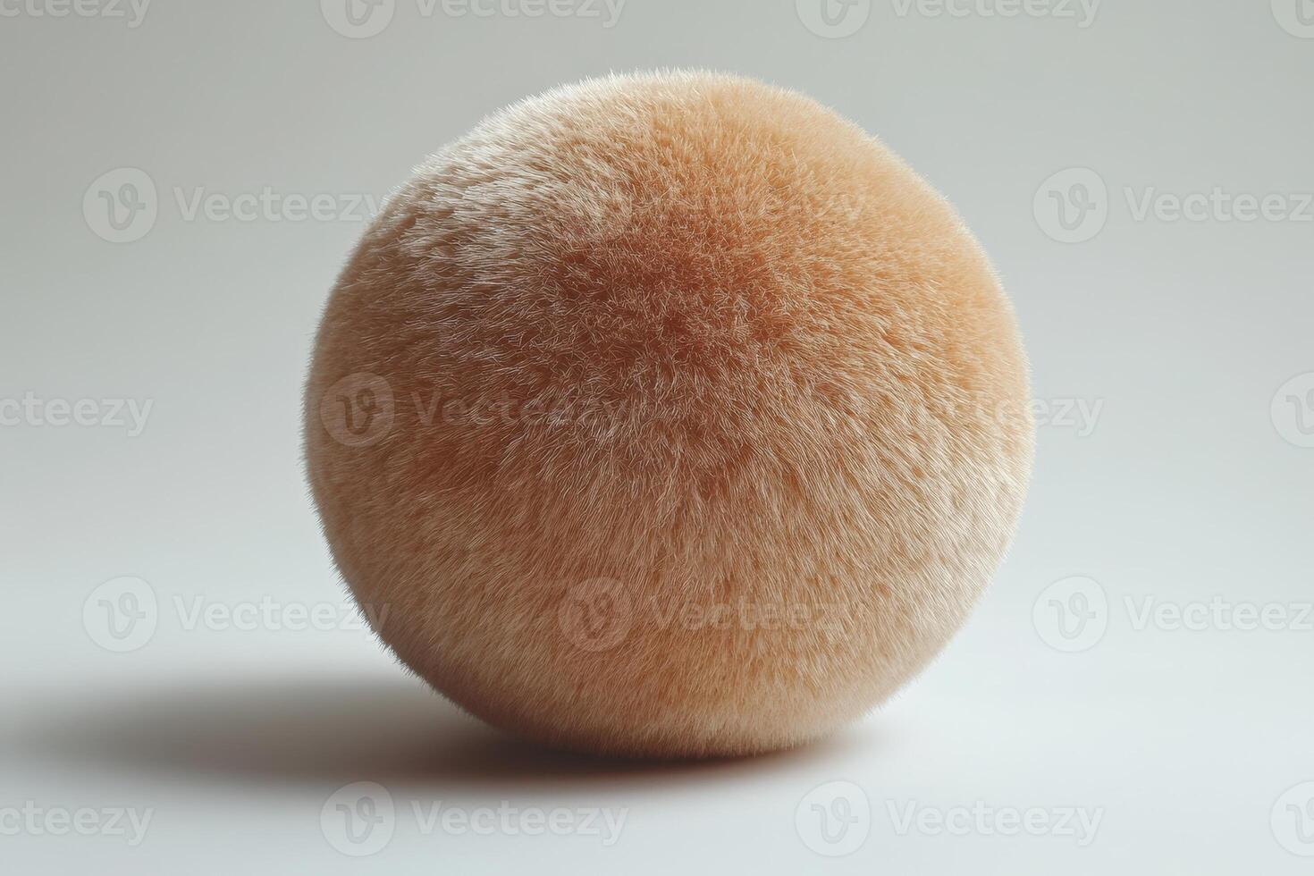 A brown ball with a fluffy texture photo