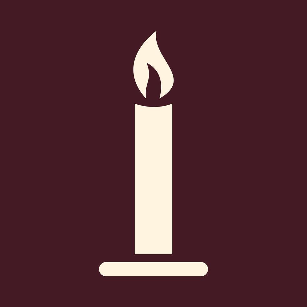 Candle trendy art design applicable amazing colorful useful illustration vector