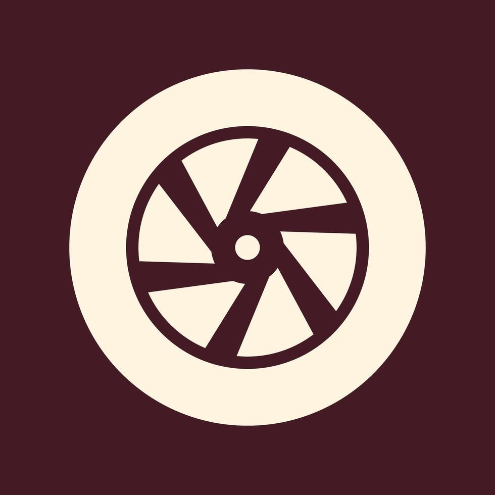 Tire Wheel trendy useful important Illustration design lovely colorful background vector