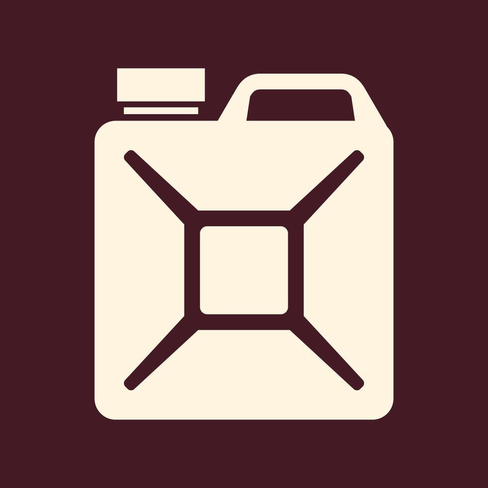 Jerrycan trendy useful important Illustration design lovely colorful background vector