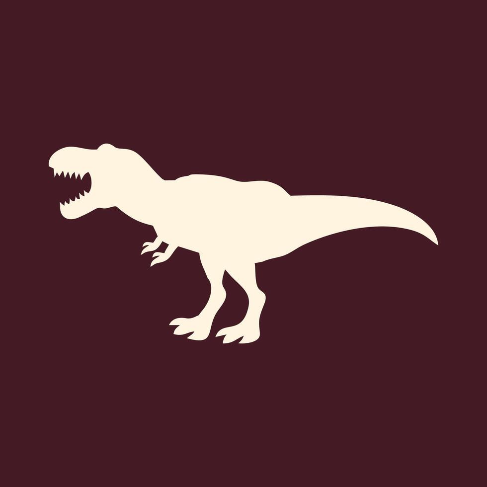 Dinosaur tyranosaurus trendy useful important Illustration design beautiful colorful background vector