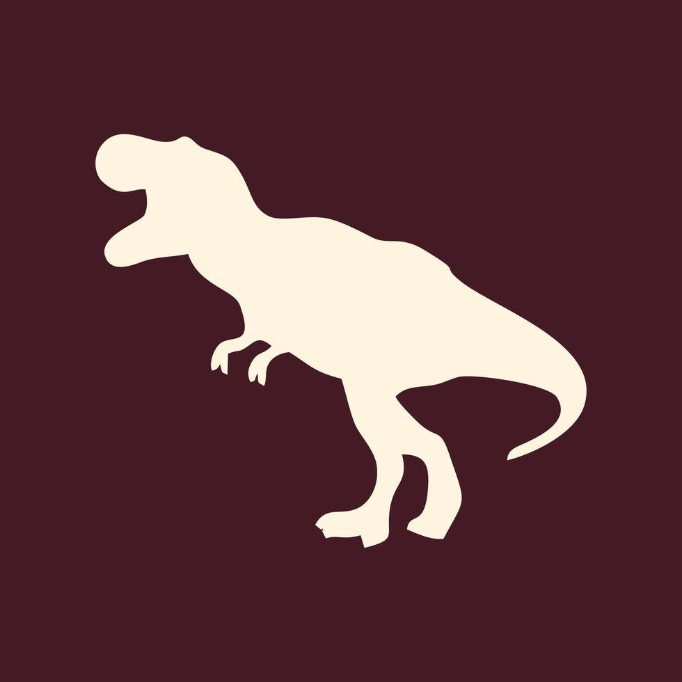 Dinosaur trendy useful important Illustration design cute colorful background vector