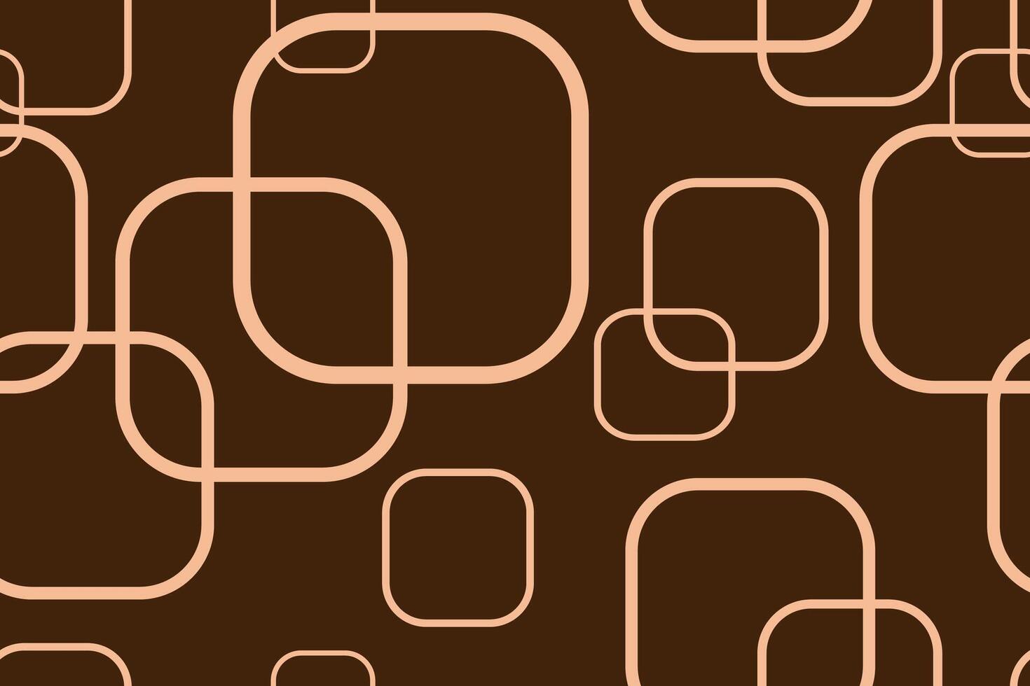 geometric seamless pattern cube on brown background vector