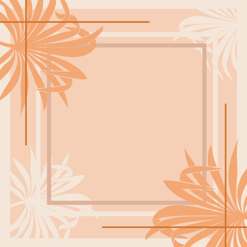 tropical leaves images can be used for backgrounds and frames for photos or for greeting cards vector
