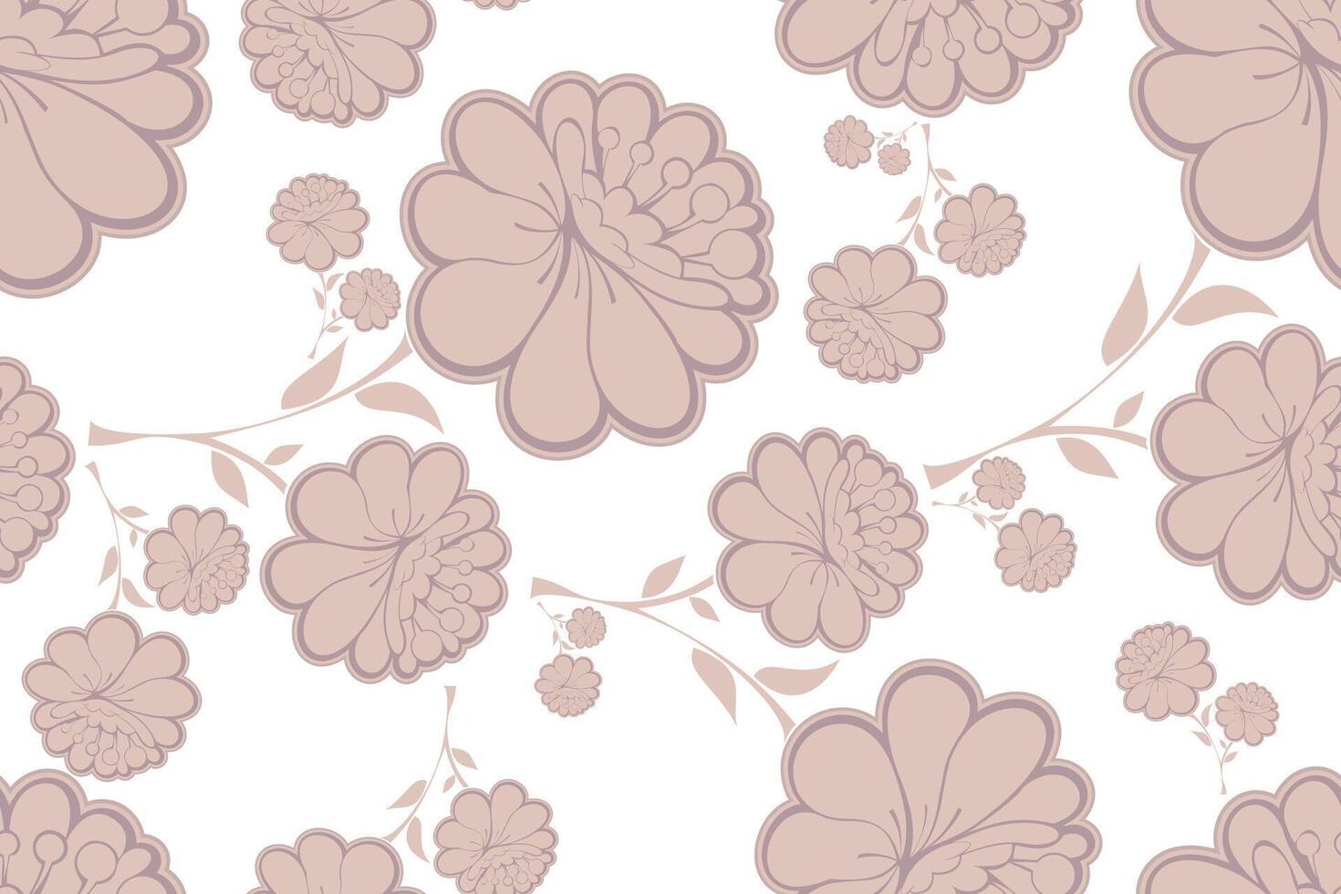 Seamless pattern Chrysanthemums,japaneese floral pattern background for wallpaper and printing vector