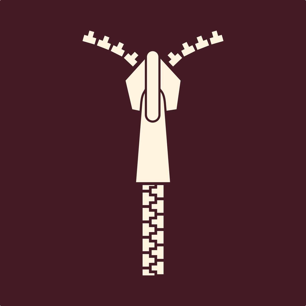 Zipper zip pulls trendy useful important Illustration design attractive colorful background vector