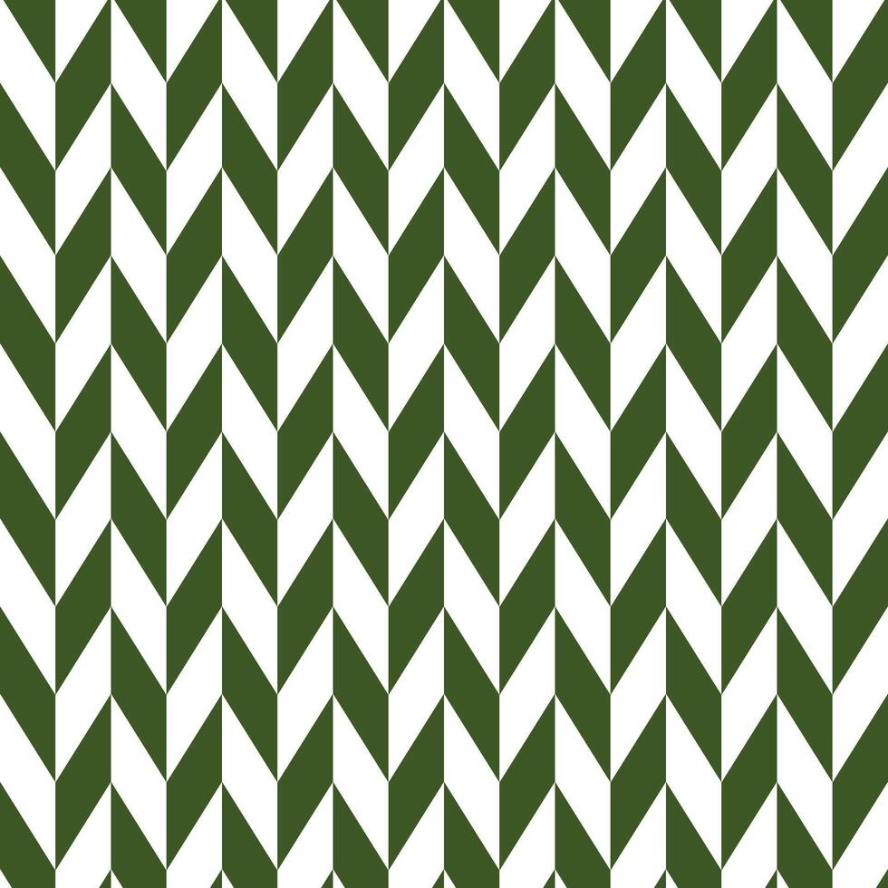 Green and white herringbone pattern, which is a design characterized by a distinctive V-shaped weave. vector