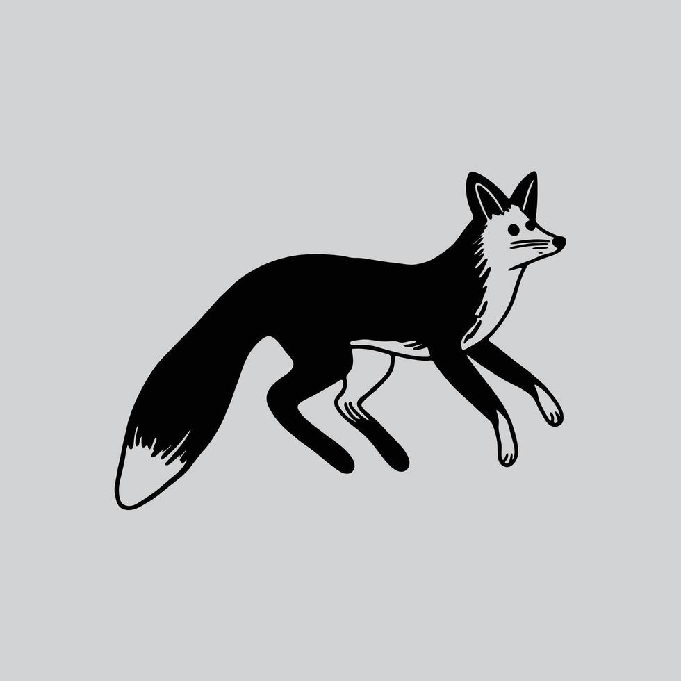 Elegant Jumping Jackal Wall Art vector