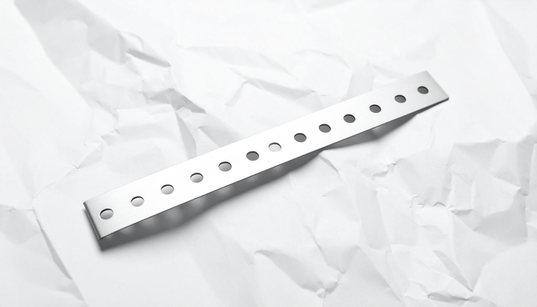 Perforated Metal On Paper photo