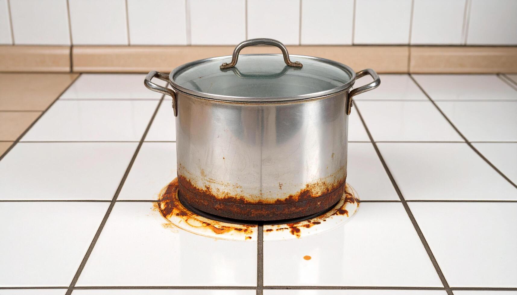 Rust Ring On Saucepan Base photo