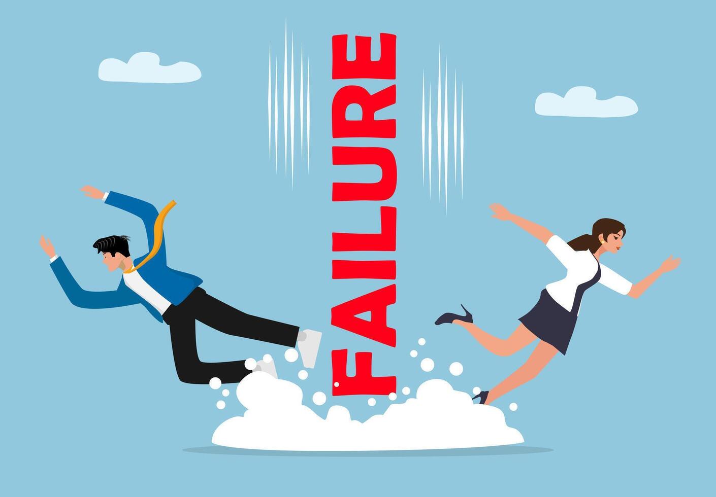 Business Failure Concept Illustration vector