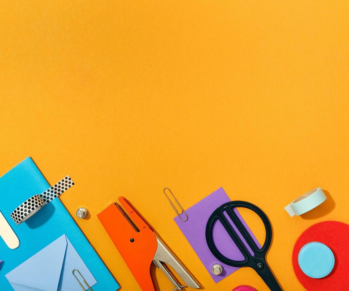 Colourful Craft background photo