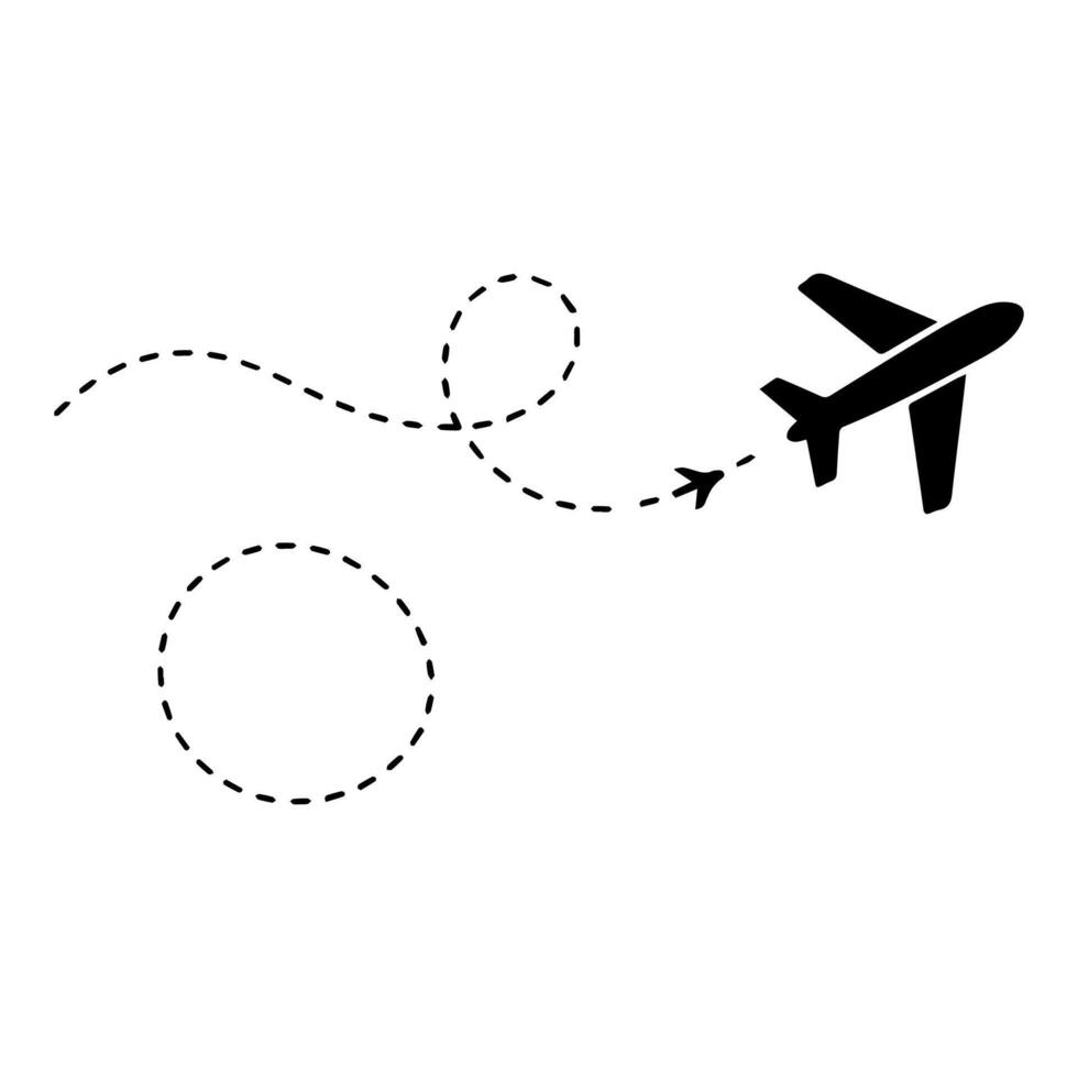 Airplane and plane icon vector