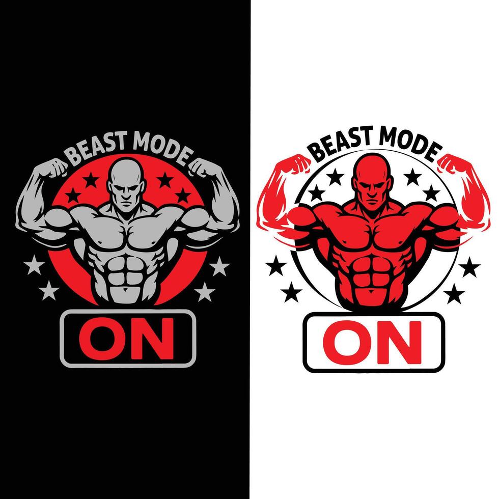 Gym Fitness, Typography T-Shirt vector