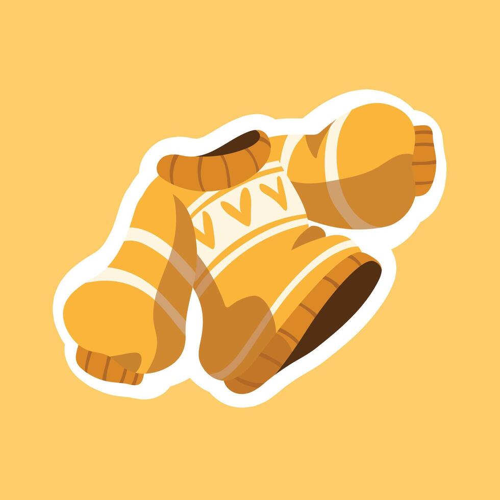 Autumn comfy sweater vector
