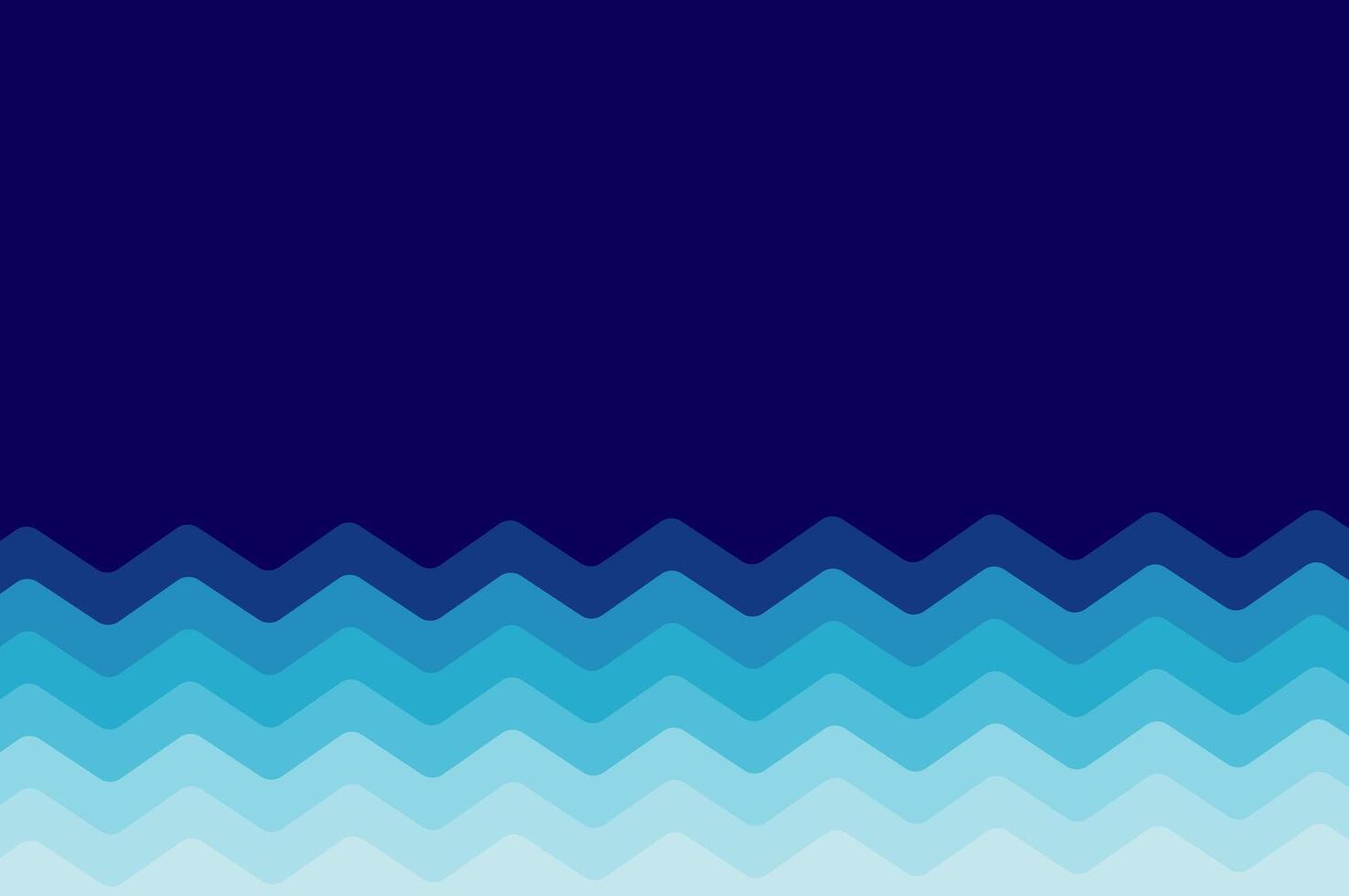 Geometric rounded line striped with neon blue color. Retro style design template abstract background with copy space. vector