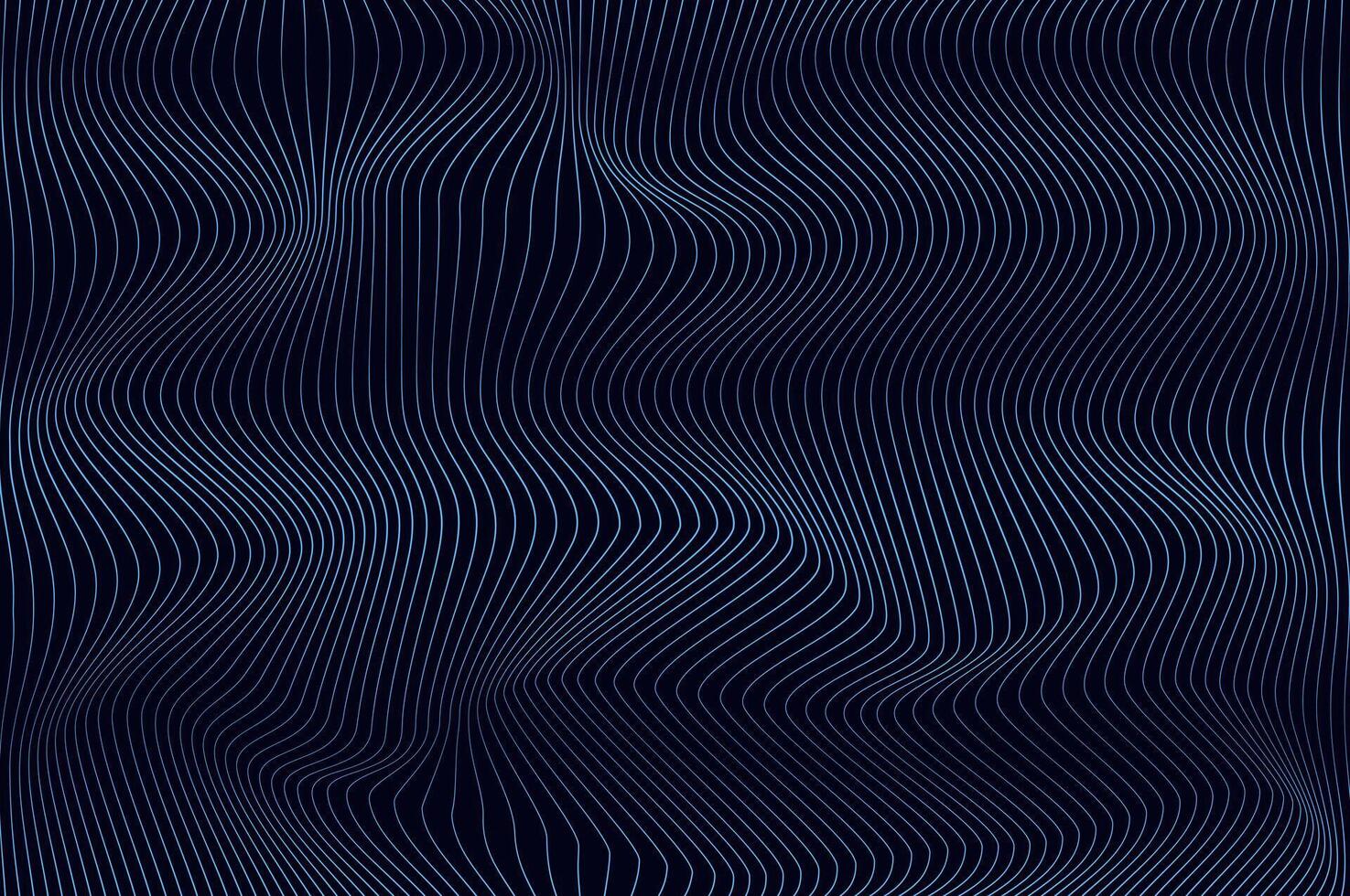 Line wave pattern striped abstract background. Mesh, wavy and smooth texture. Tech, curve futuristic background with copy space. vector
