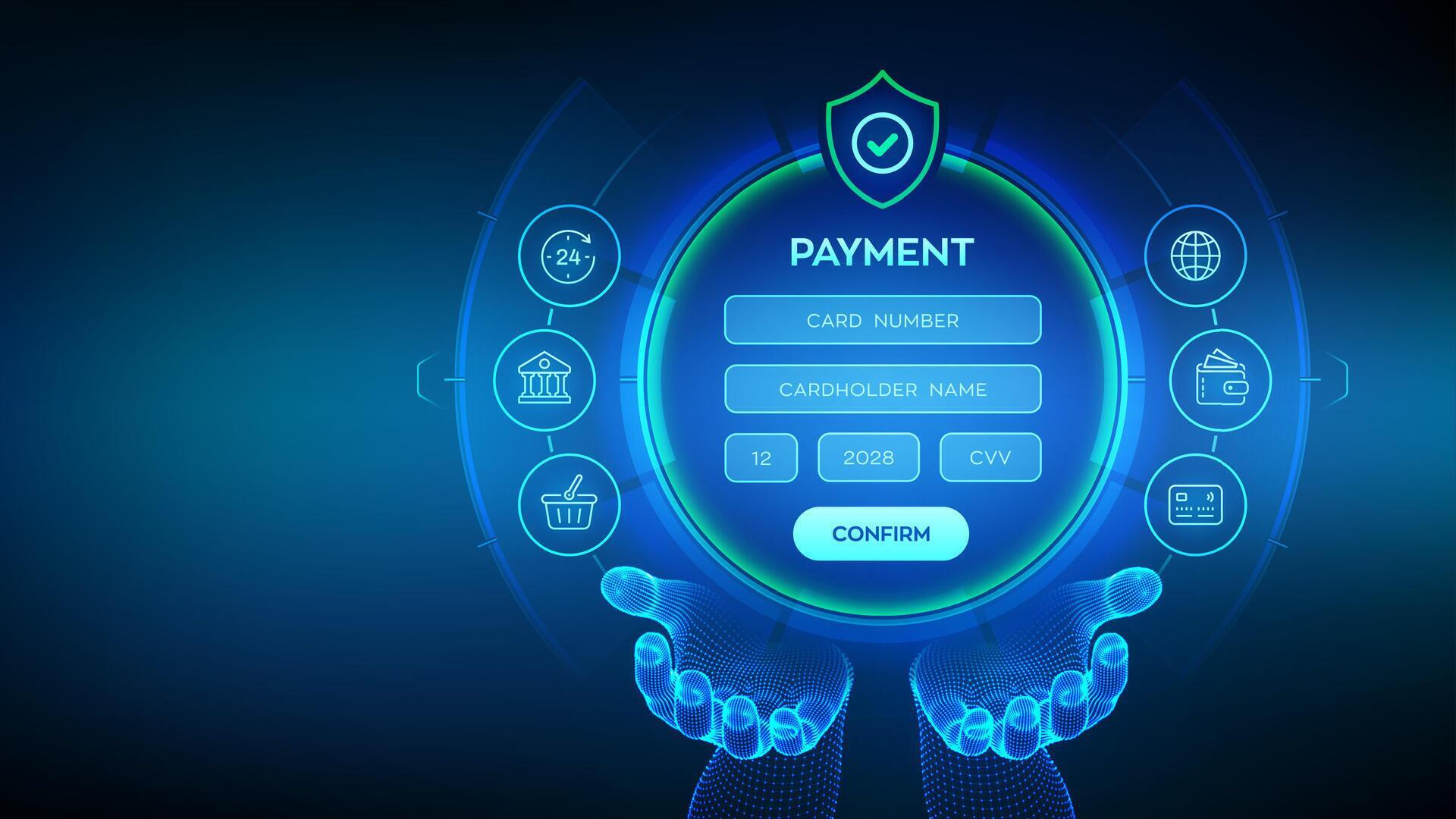 Payment Process Vector Image Secure Payment Processing Interface Illustration 67768520 Vector Art at ...