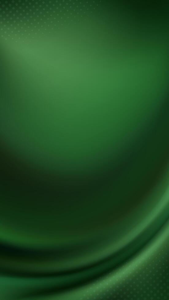 Vertical abstract background with flowing green velvet texture vector