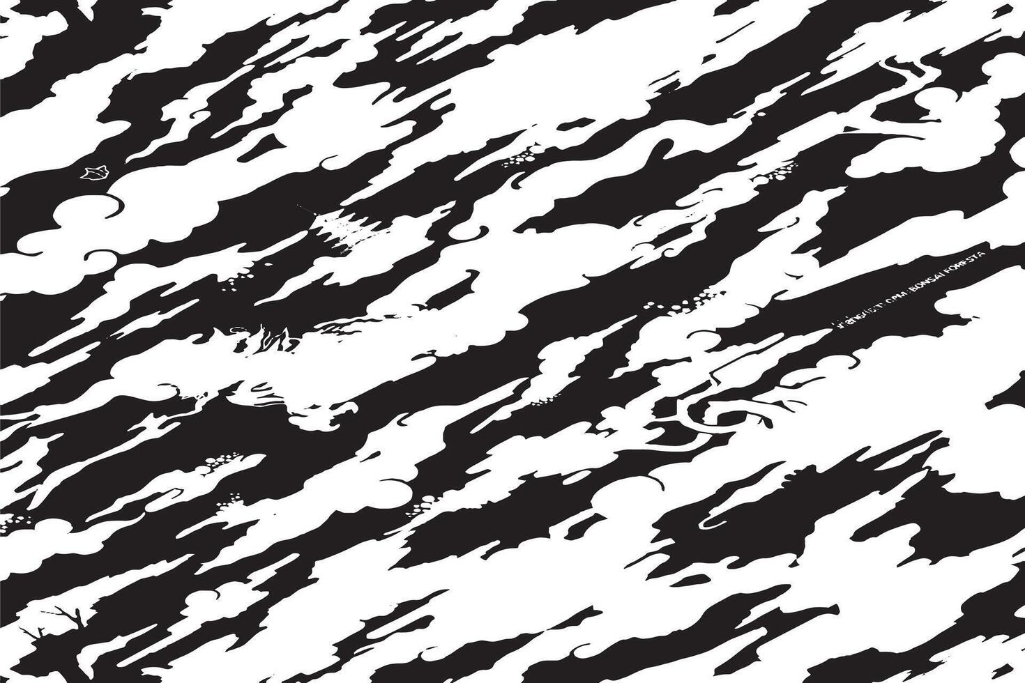 Stylized Cloud Camouflage with Mythical Creatures vector