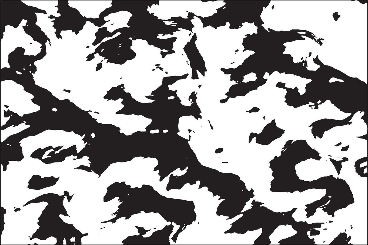 Monochrome Abstract Camouflage Splatter Texture vector