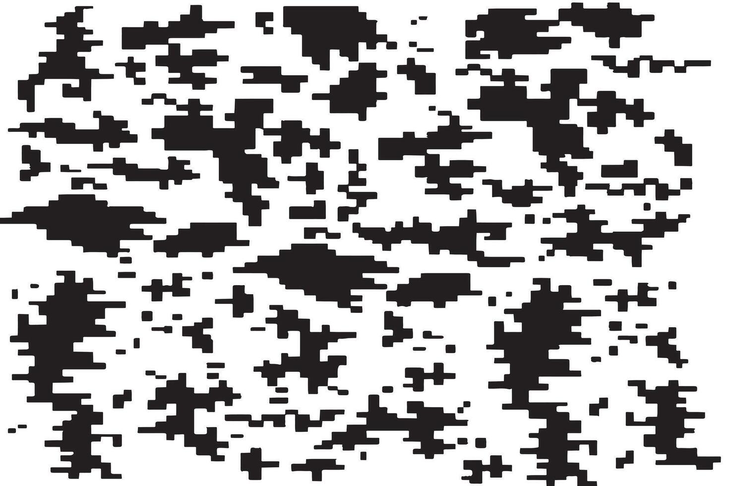Abstract Pixelated Black and White Texture vector