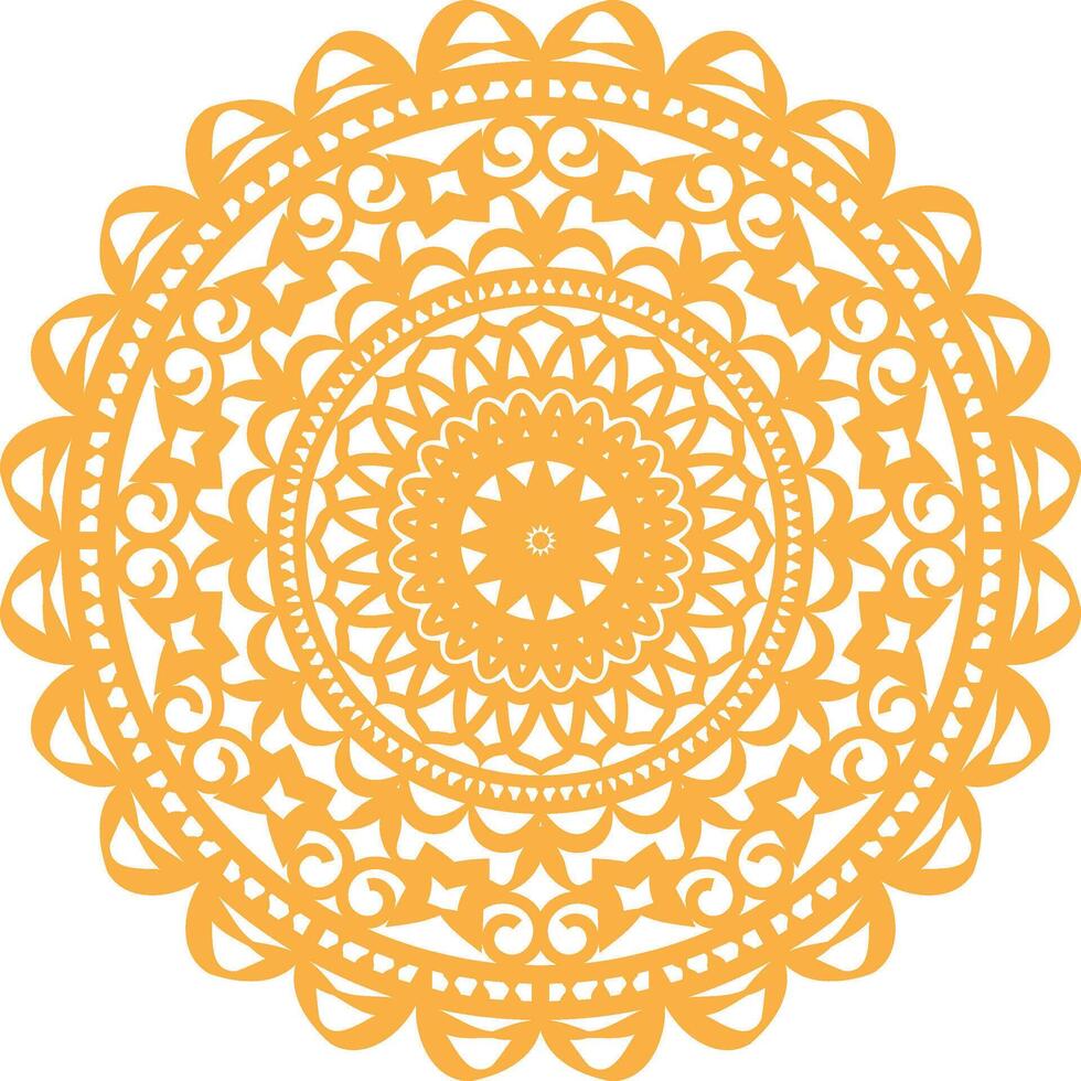 Vintage Ethnic Mandala Ornament Background vector