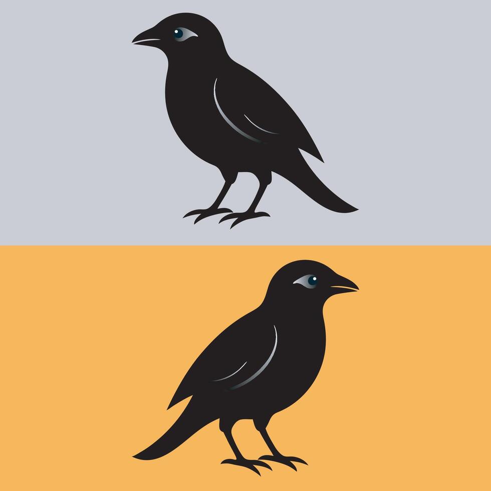 Bird silhouette logo design free for online download. vector
