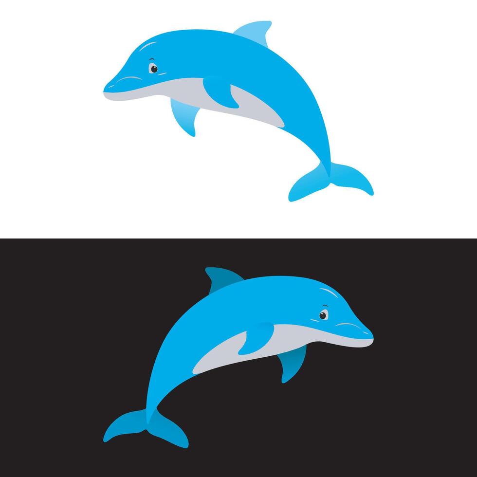Dolphin logo design free for online download. vector