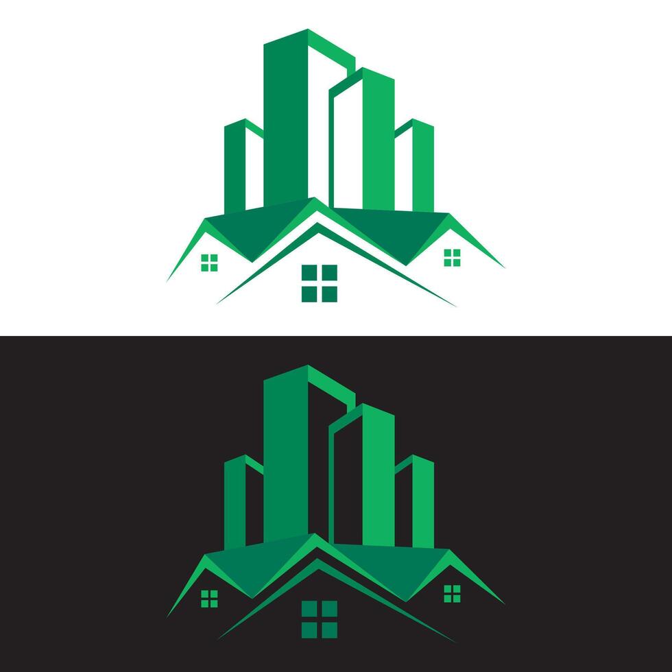 Building logo design free for online download. vector