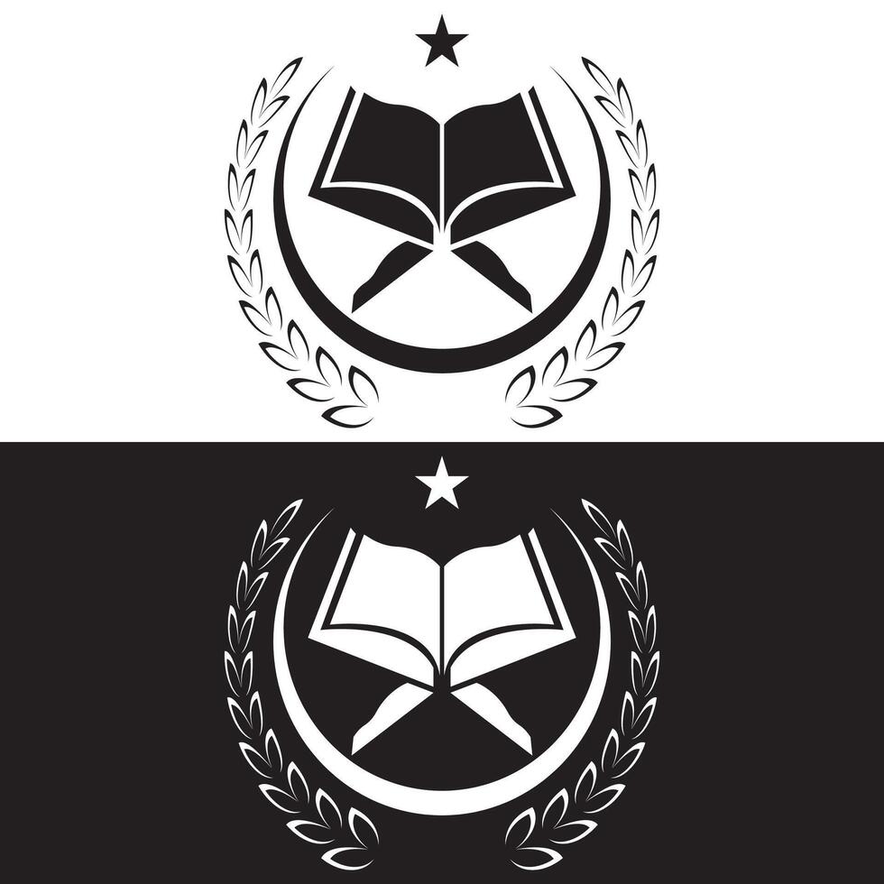 Islamic book logo design free for online download. vector