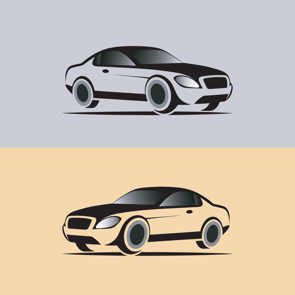 Car silhouette logo design free for online download. vector