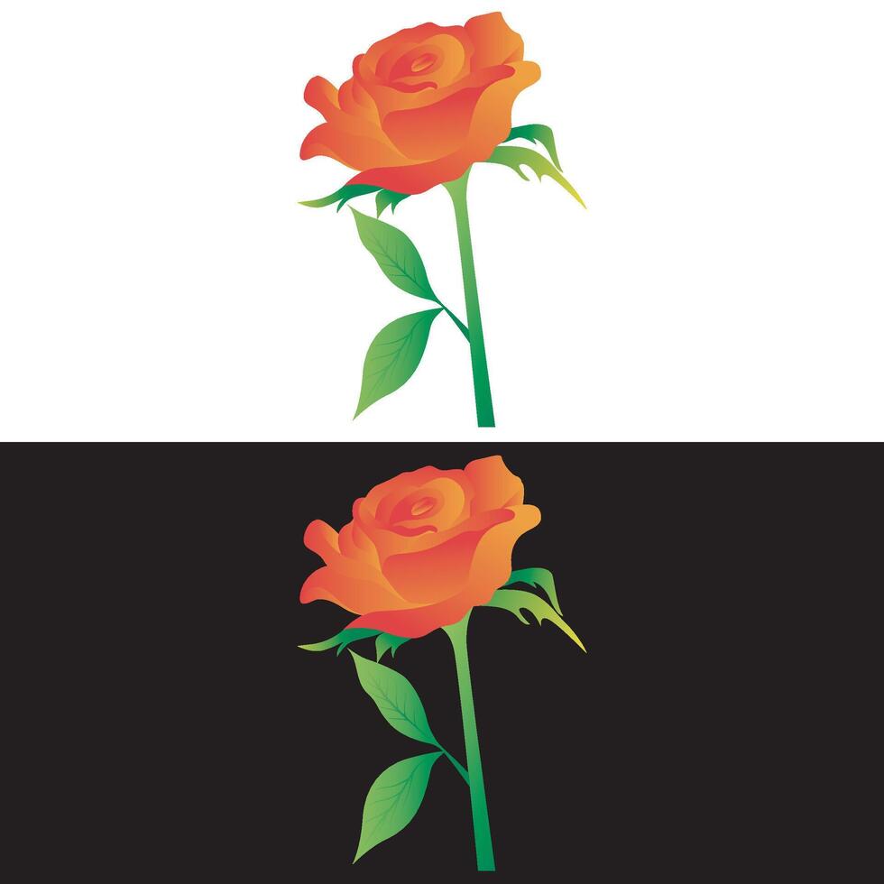 Rose line art free design for online download. vector