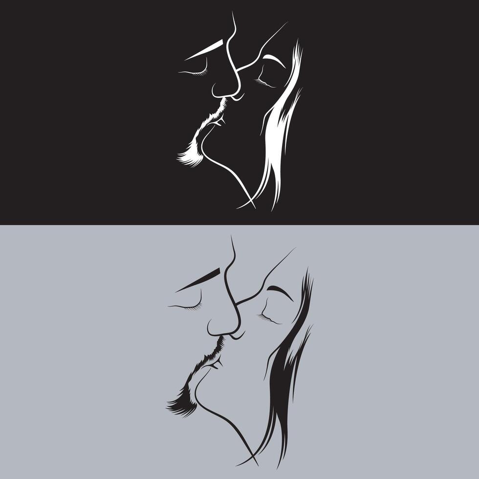 Kiss logo design free online download. vector