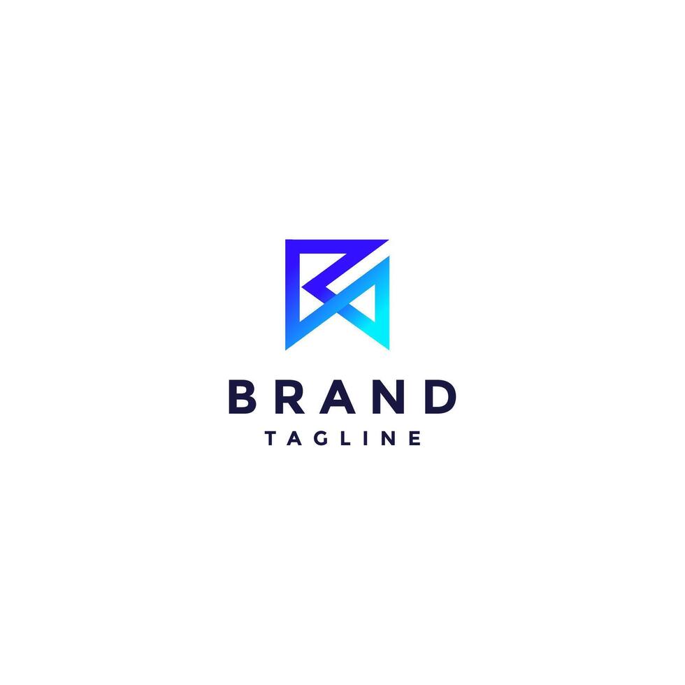 One Continuous Line Initial RA Letter Logo Design. Continuous Square Line Letter R and A Logo Design. vector