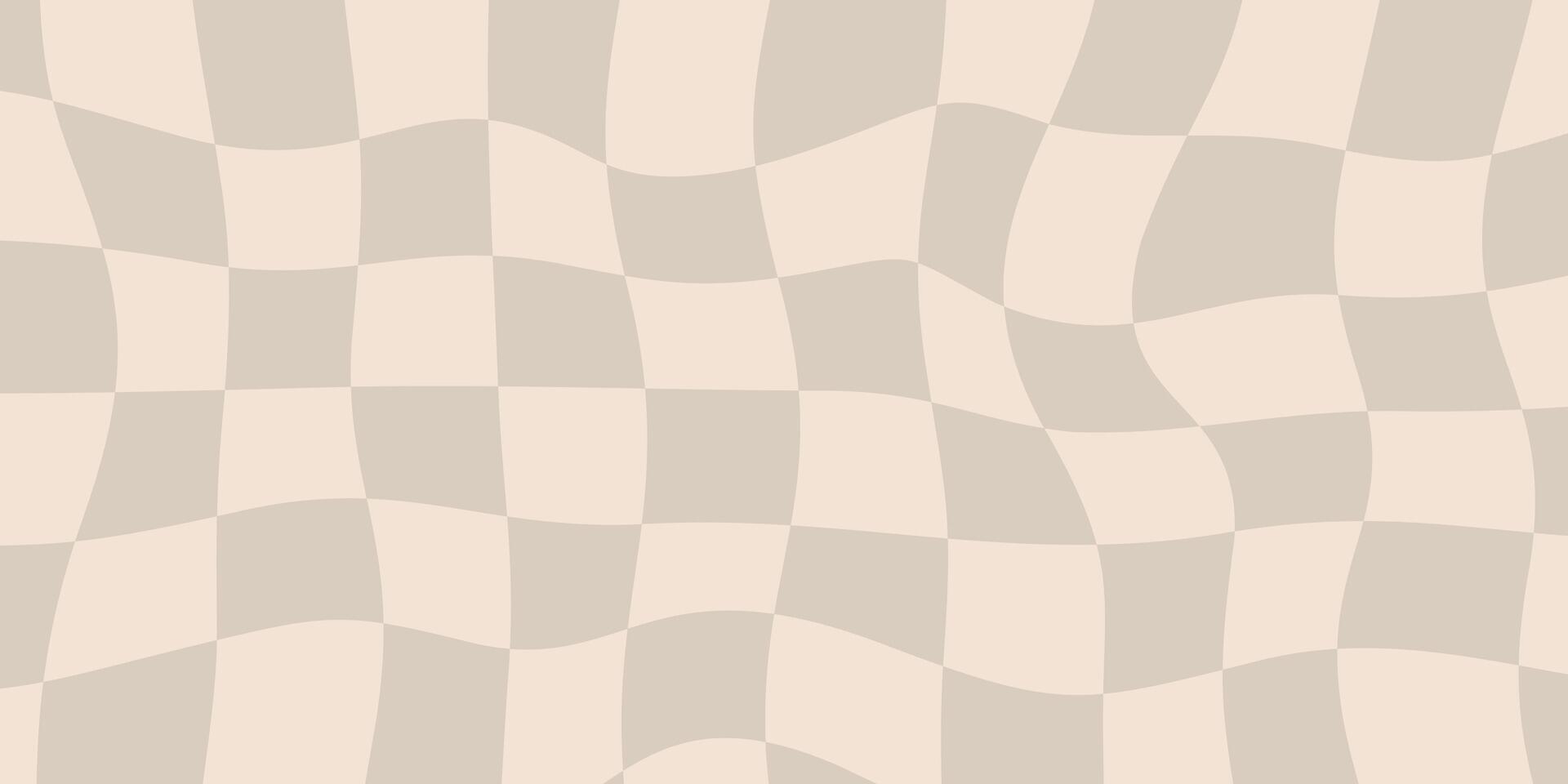Abstract beige checkered background. Template design for banner, poster, cover, web, social media. vector