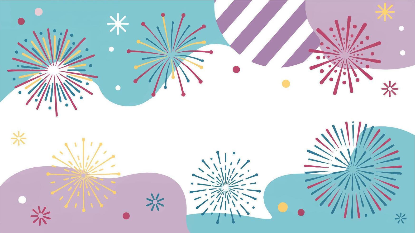 Festive abstract bursting starbursts background celebration vector