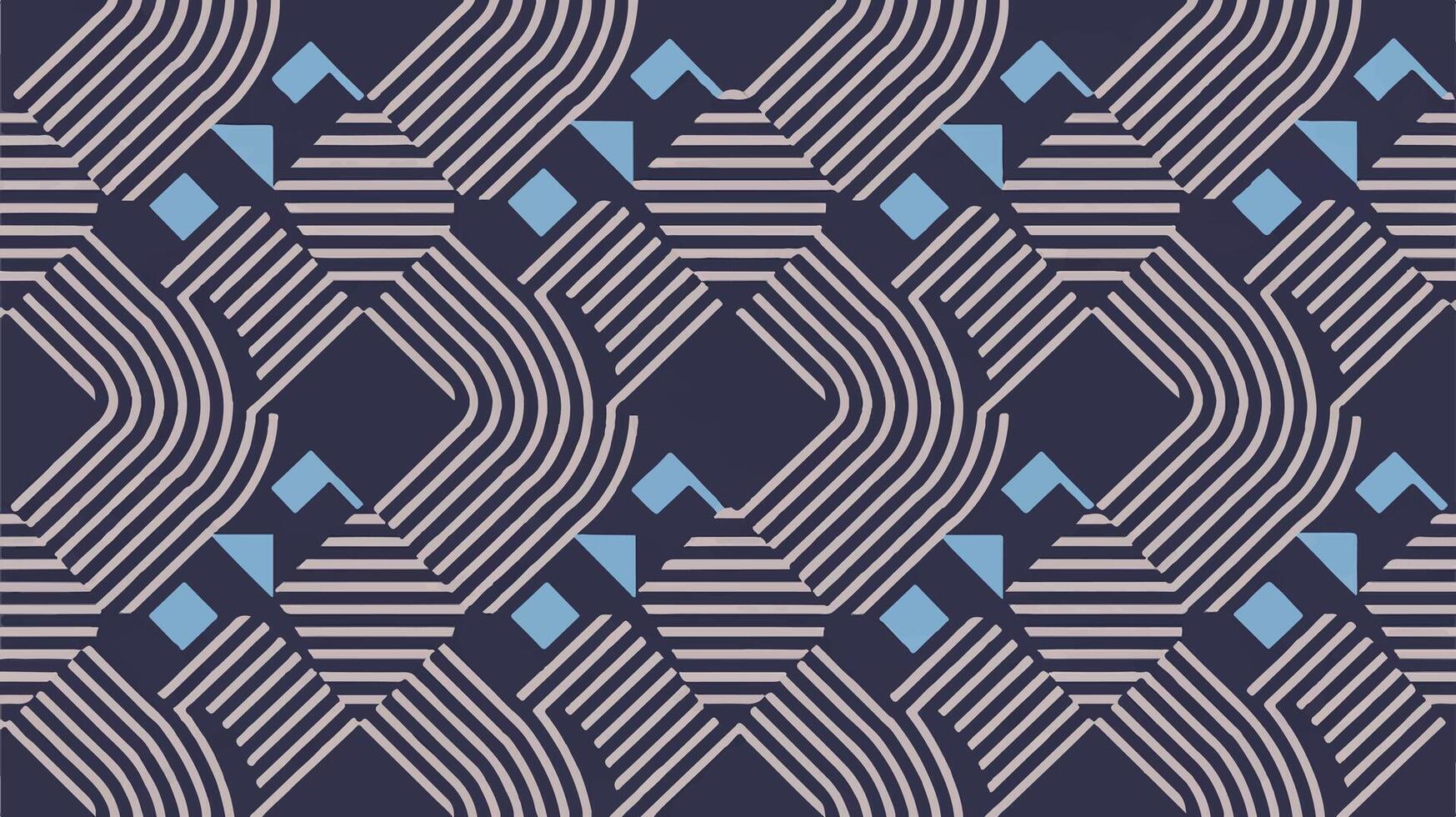 Geometric Lines and Shapes Pattern abstract vector
