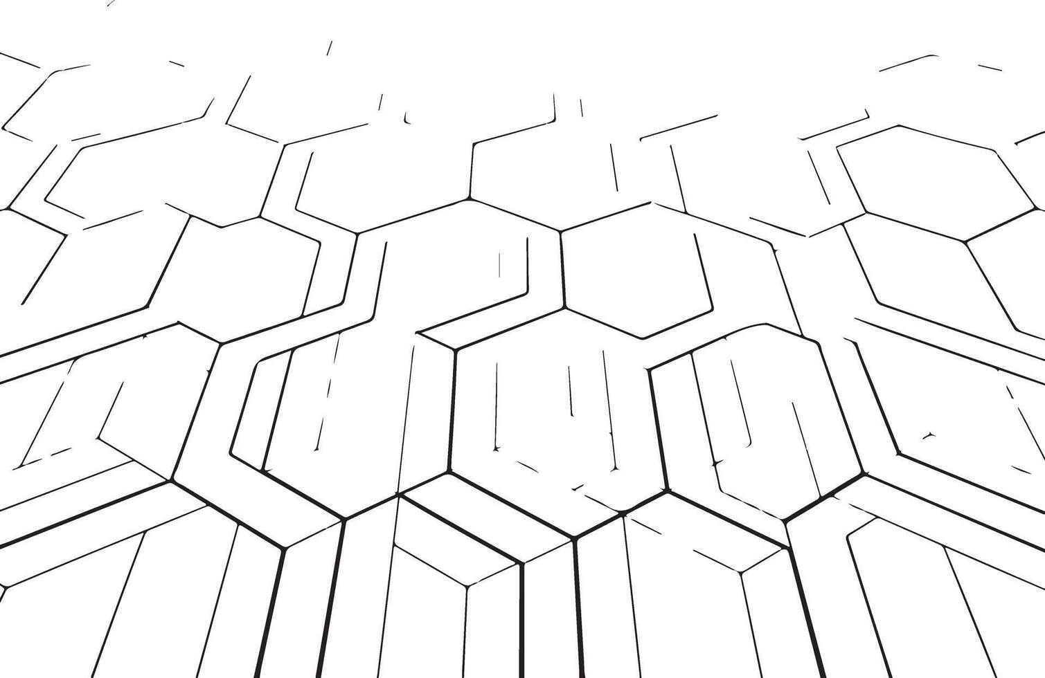 Geometric pattern abstract black white lines vector