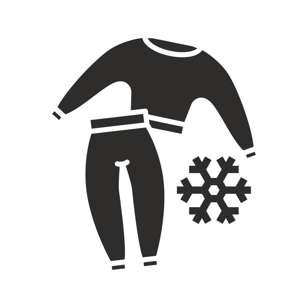 warm clothes icon, jacket pants, simple symbol, flat illustration vector