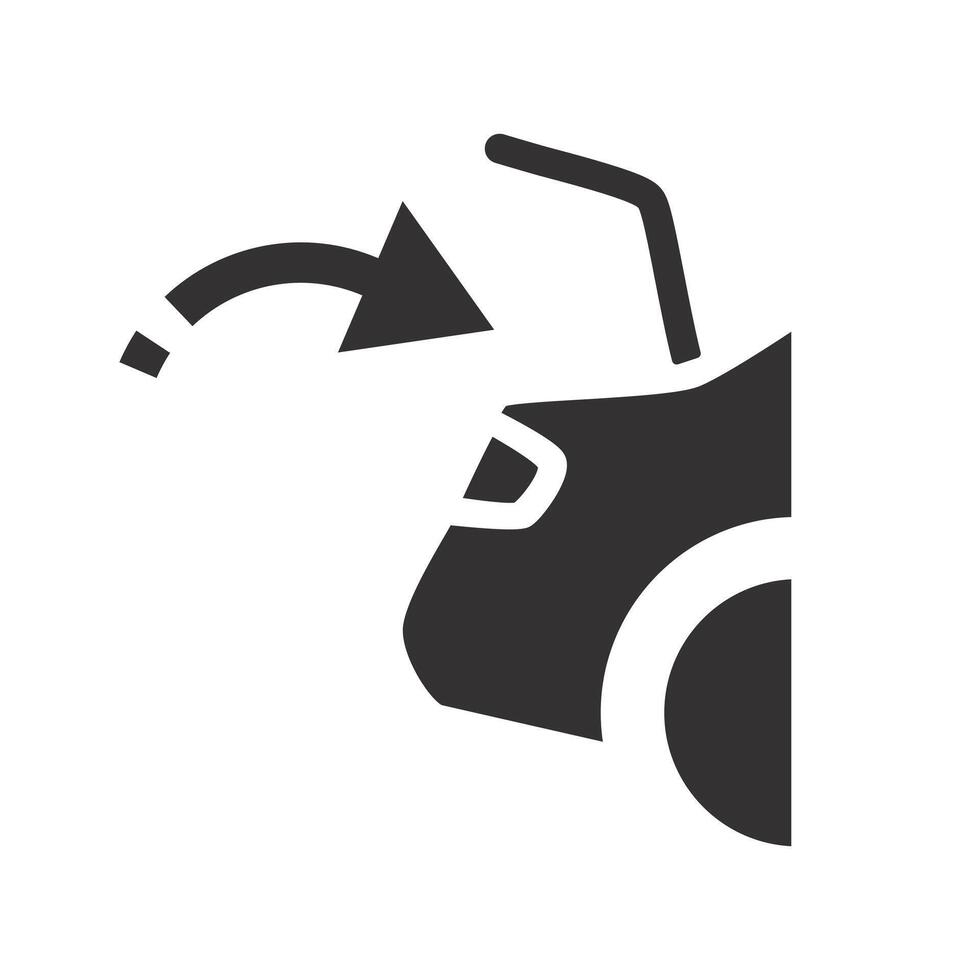 self export, boot pickup, car with open trunk icon, receive package, currier order delivery, flat illustration vector