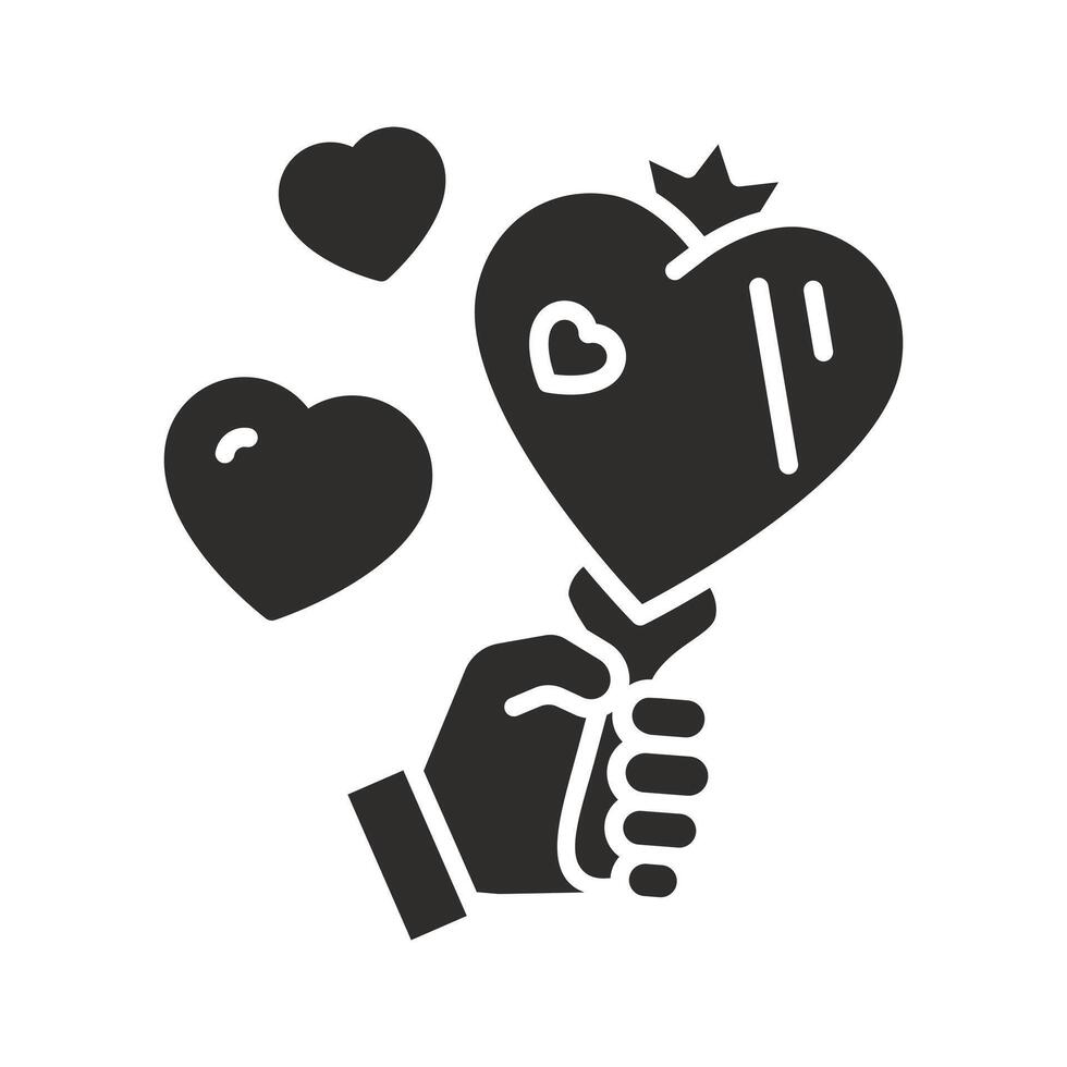 yourself care, icon of mirror show self love, mental health care, hearts, flat illustration vector