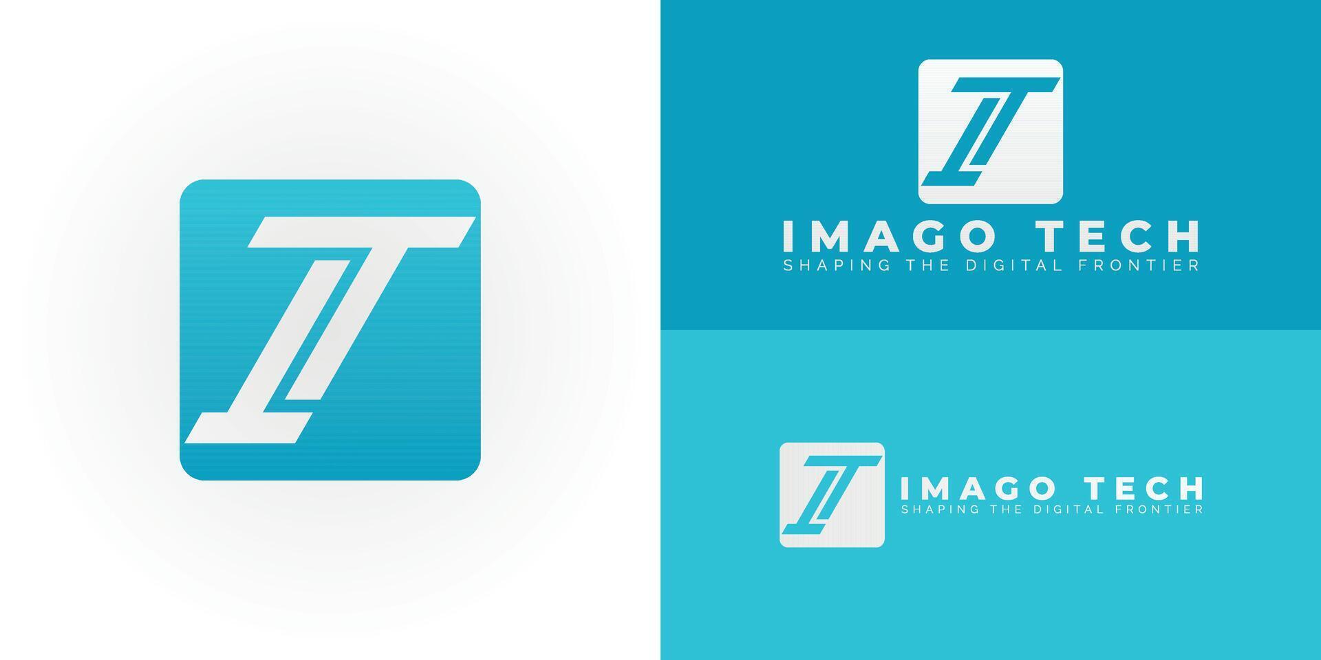 A contemporary IT logo that embodies innovation for an information technology company. It is sleek, connected, and dynamic, signifying seamless solutions for the digital age. vector