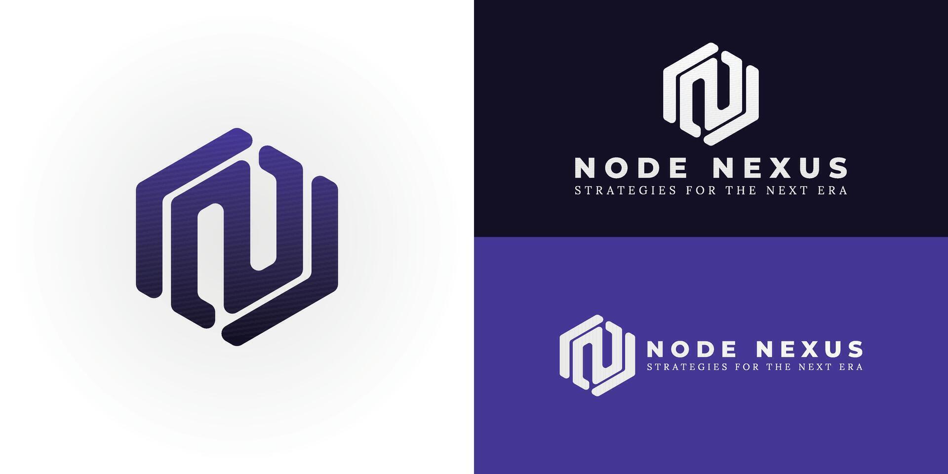 The modern NN monogram within a geometric hexagon signifies Next-Level Navigation for management consulting. It represents structured strategy, innovation, and interconnected solutions. vector